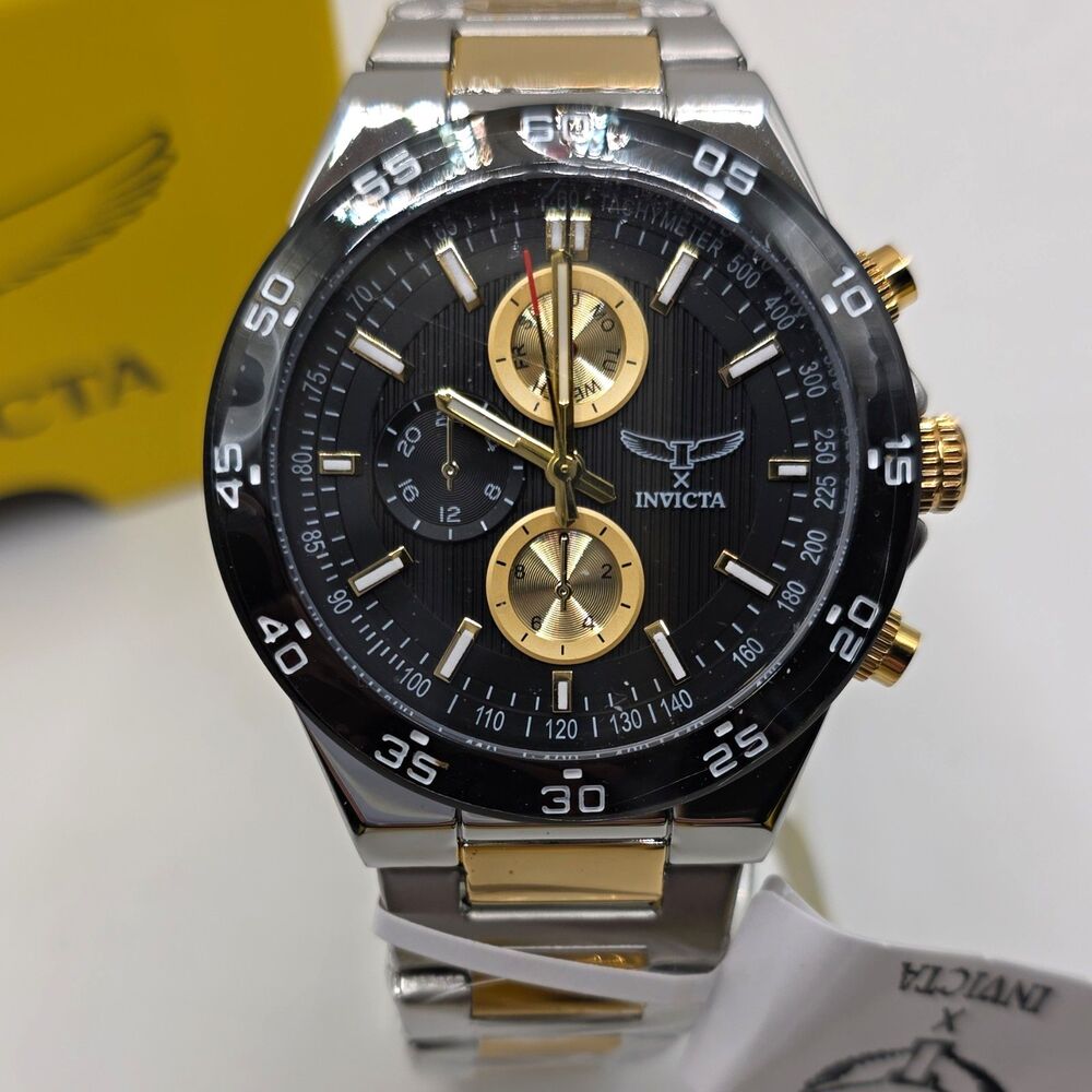 Invicta S1 Rally Men's Quartz watch,43mm, two tone, faux chrono,69983